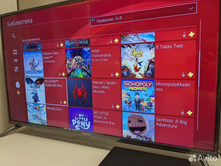 Sony PlayStation 4 slim + 500игр. Комплект