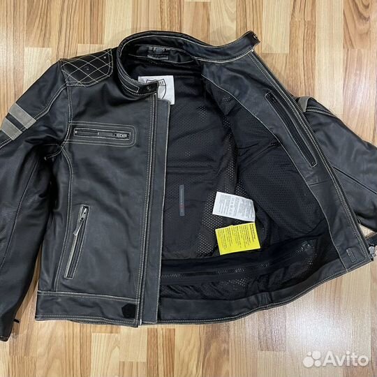 Highway 1 Retro мотокуртка кожаная мото куртка