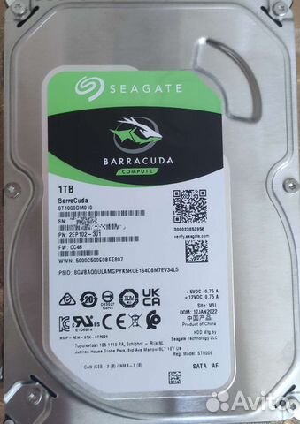 Жесткий диск 1 тб новый
