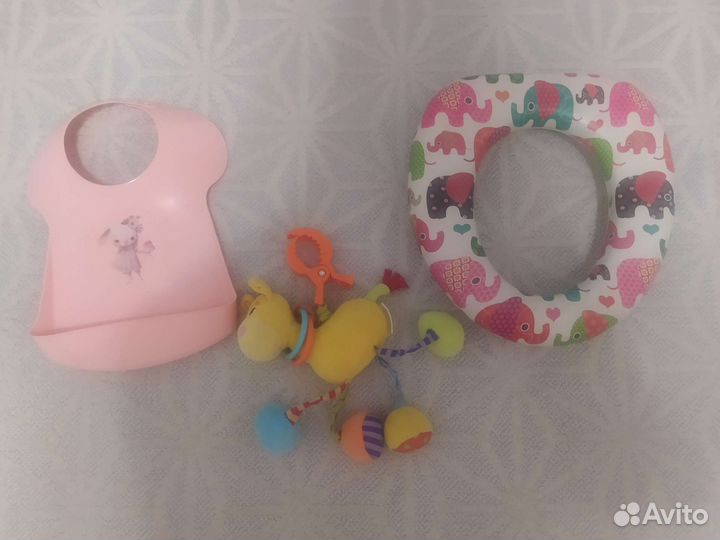 Накладка мягкая на унитаз, слюнявчик