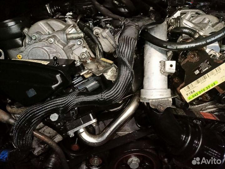 Двигатель mercedes 3.0 дизель 642940 с навесным