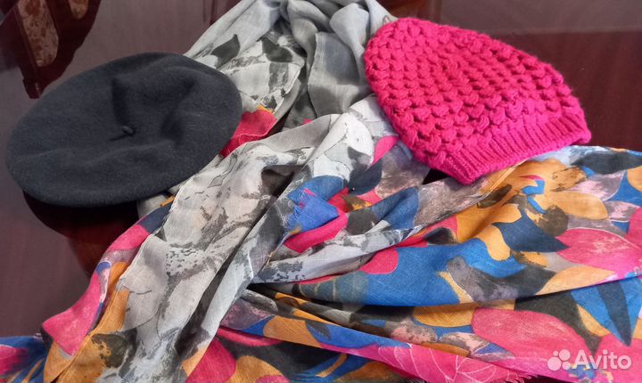 Шарфы, береты, шапка
