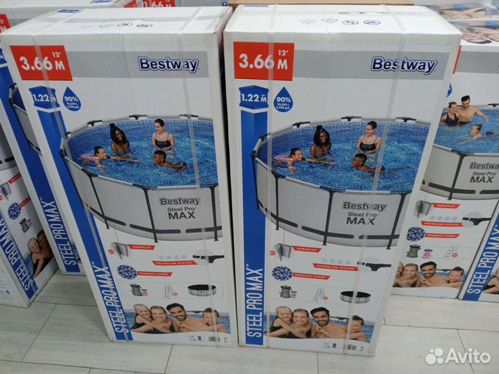 Каркасный бассейн Bestway 3,66*1,22м