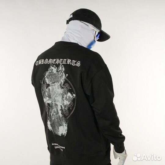 Chrome hearts свитшот oversize