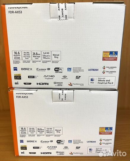 Sony FDR-AX53 Новый