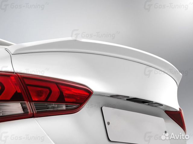 Лип спойлер Quant на Hyundai Solaris 2