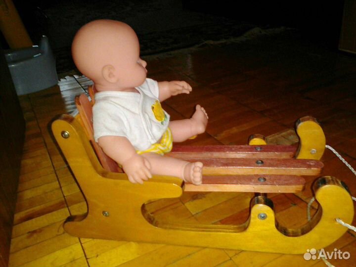 Санки для кукол