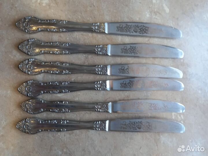 Ножи столовые мельхиор СССР