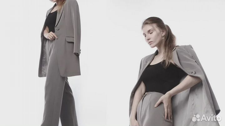 Винтажный Костюм двойка брючный
