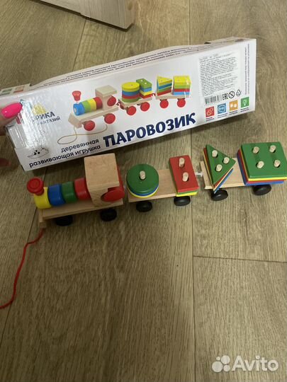 Развивающие деревянные игрушки