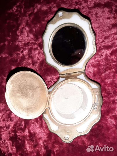 Щипцы Франция серебро, стакан, пудреница