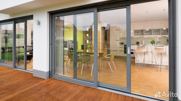 Алюминиевые окна входные двери