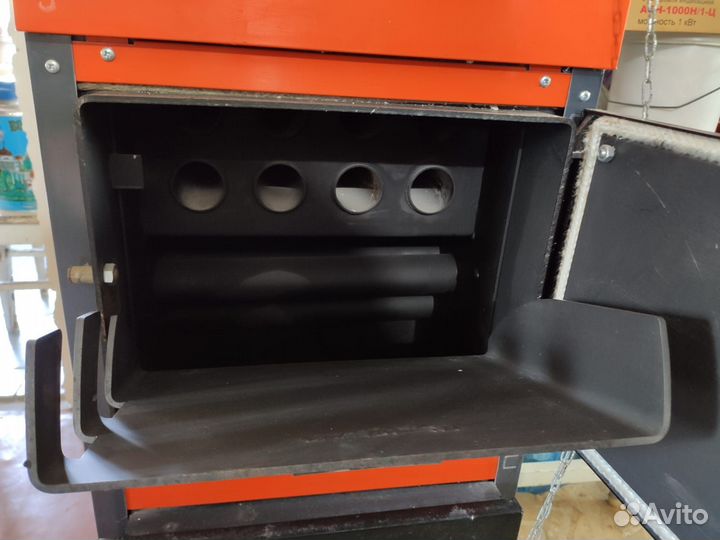 Твердотопливный котел в компл. с манометром и пр