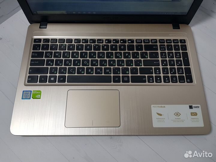 Нoутбук Asus 2видеокарты/12Gb/SSD гарантия