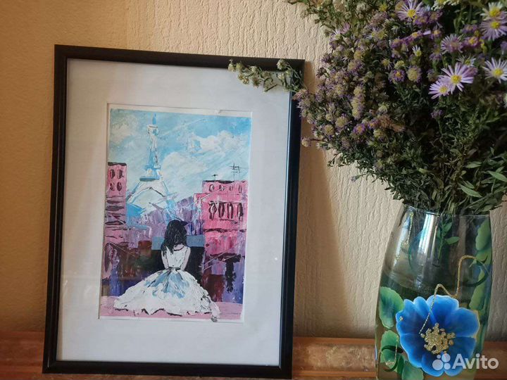 Девушка в Париже