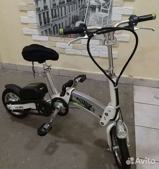 Складной электровелосипед volteco Корея