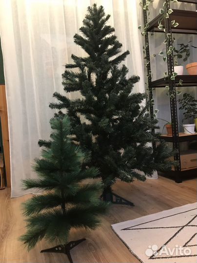 Искусственная ель 140 + набор игрушек и 2 звезды