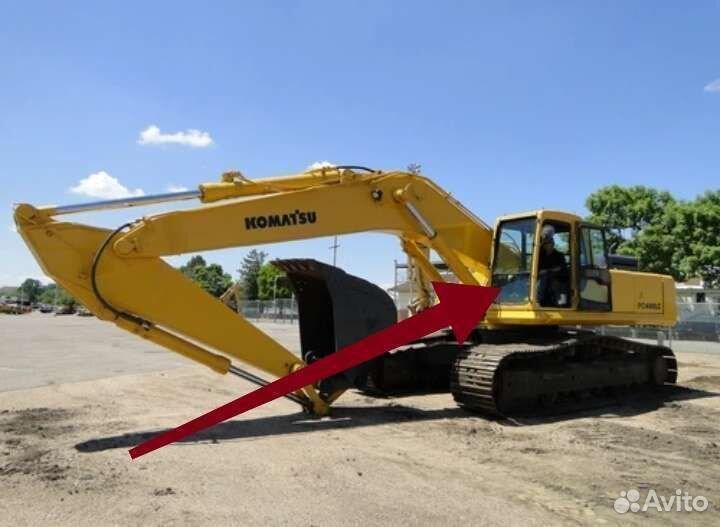 Стекло на экскаватор Komatsu pc 200-400