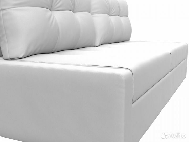 Диван прямой Мартин, экокожа, grifon 01 белый