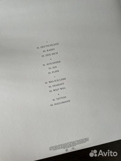 Виниловые пластинки rammstein