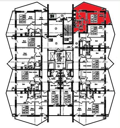 1-к. квартира, 40,1 м², 4/8 эт.