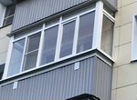 Установка и остекление балконов.Отделка балконов