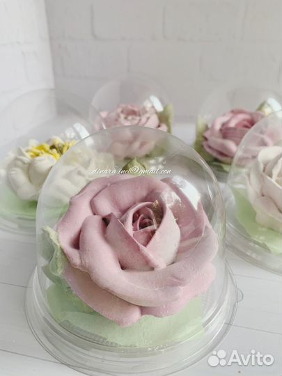 Зефирные цветы в капсуле