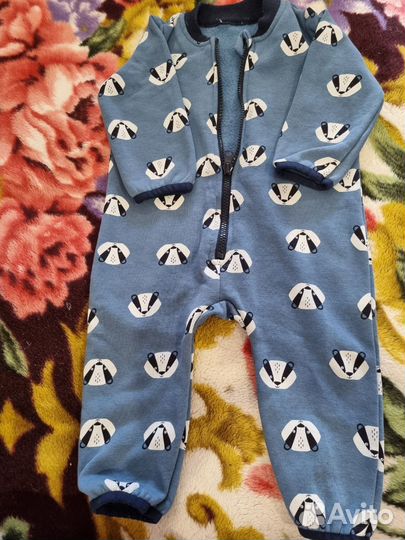 Флисовый комбинезон 74