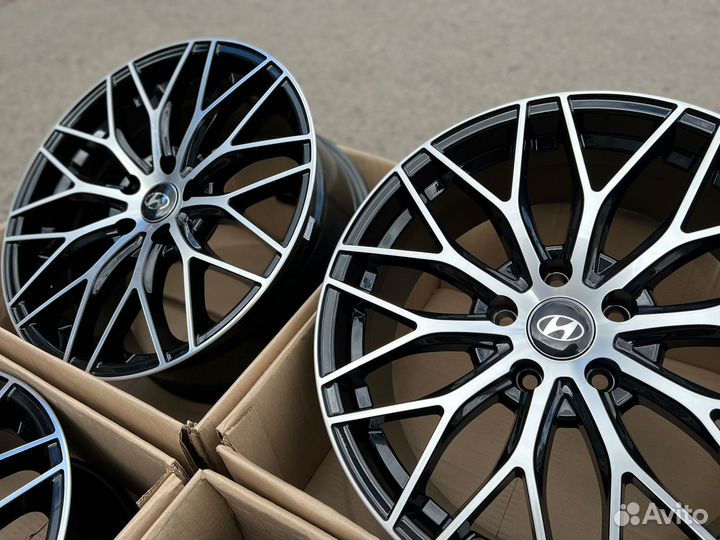 Литые диски BMF091 R17 на Huyndai Sonata