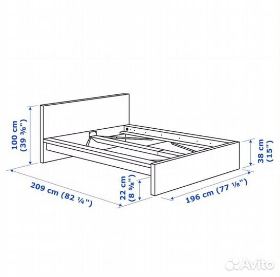 Кровать IKEA 180х200