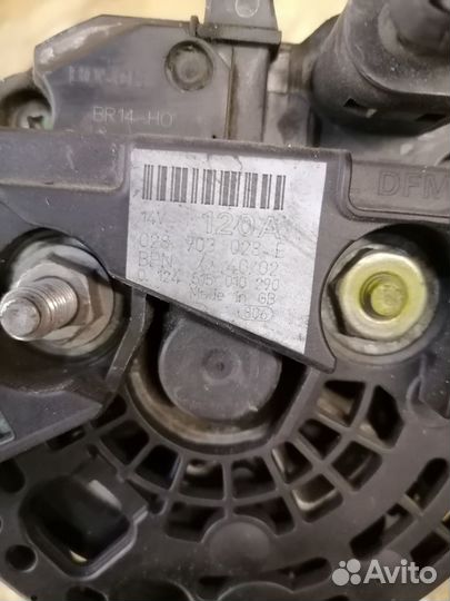 Генератор Audi TT 1.8T AUQ