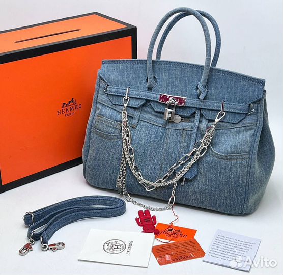 Сумка Hermes denim