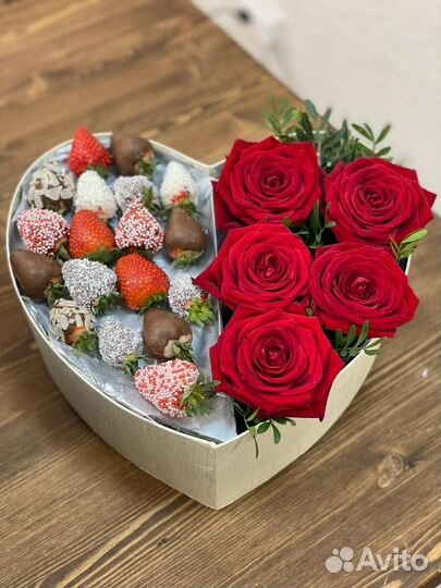 Букет из клубники в шоколаде