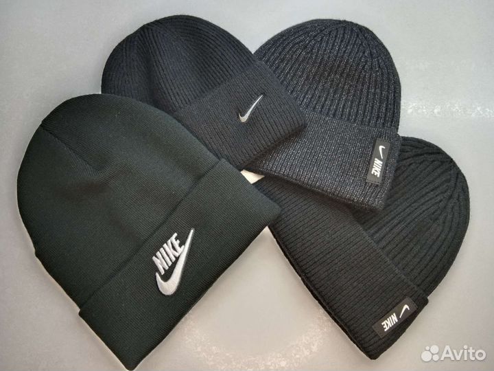 Шапка Найк на флисе