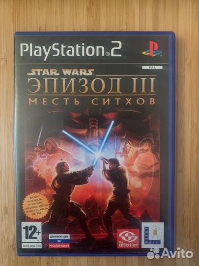 Ps2 лицензия Star Wars Эпизод 3 месть ситхов