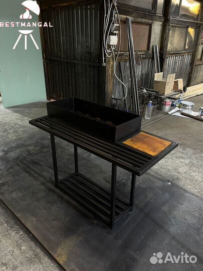 Мангал в стиле лофт