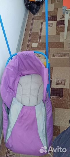 Санки с ручкой