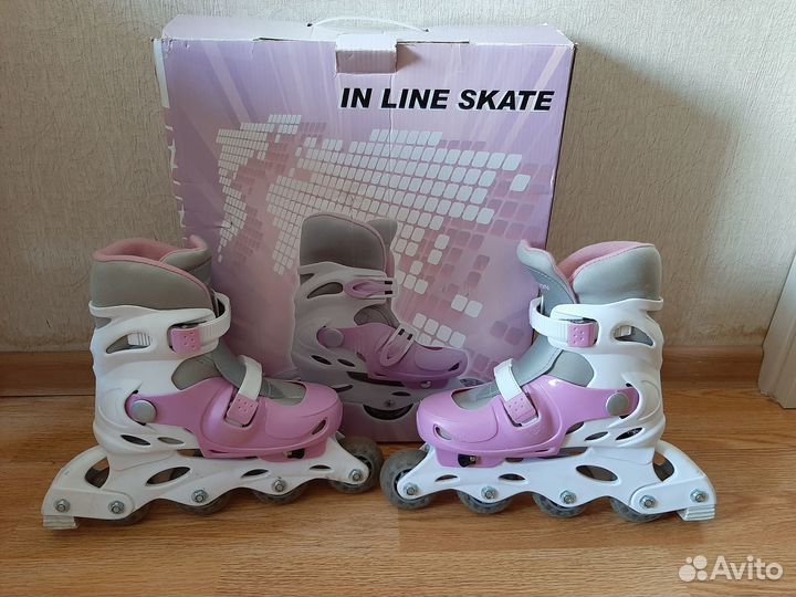 Ролики детские на девочку на 33-35 р