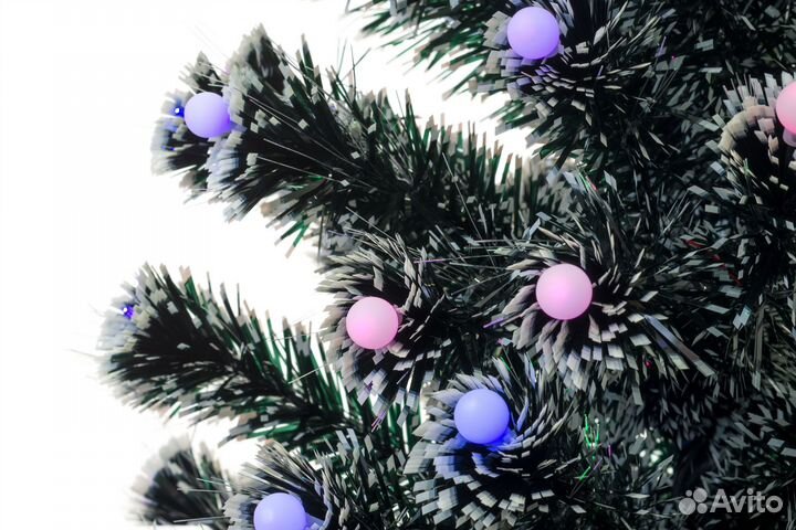 Елка светодиодная с белыми кончиками (оптом)