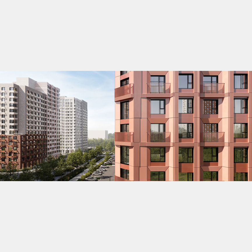 2-к. квартира, 61,8 м², 7/22 эт.