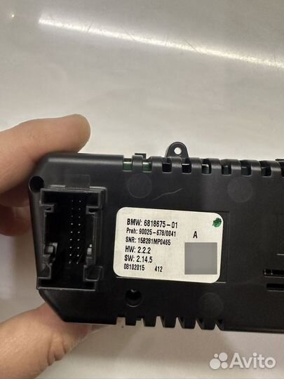 Блок управления климатом bmw F15 F16