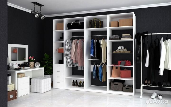 Гардеробная система хранения новая