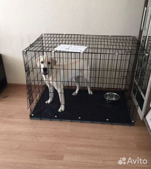 Клетка для собак, Пластиковый поддон, Гарантия