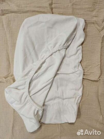 Простыня в люльку коляску mothercare 2 штуки