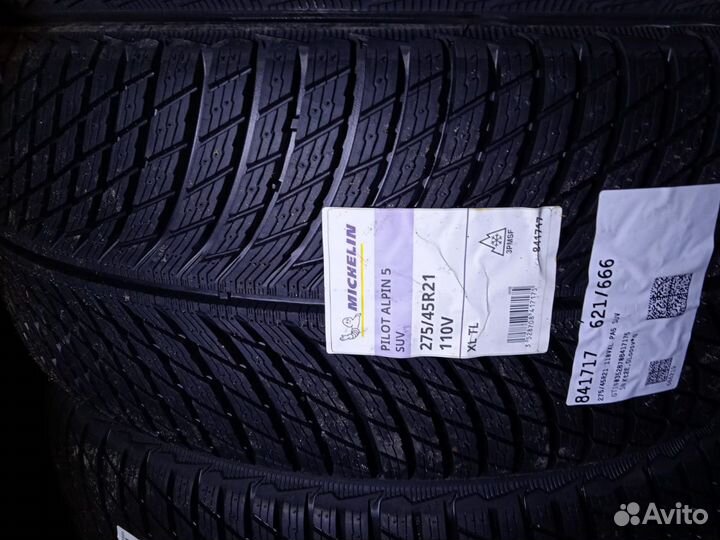 Michelin Pilot Alpin PA5 275/45 R21 и 315/40 R21 110V