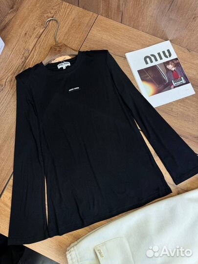 Лонгслив miu miu