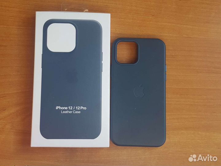 Кожаный чехол iPhone 12 pro