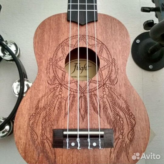 Flight NUS350 DC - новая укулеле, сопрано с чехлом