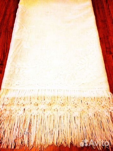 Тюль СССР винтаж белоснежная хлопок новая