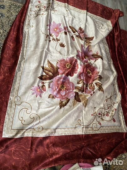 Белье постельное атласное двухспальное